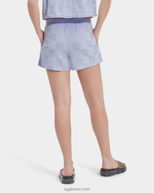 névoa do oceano 4VTTD2185 UGG mulheres cheque curto noni