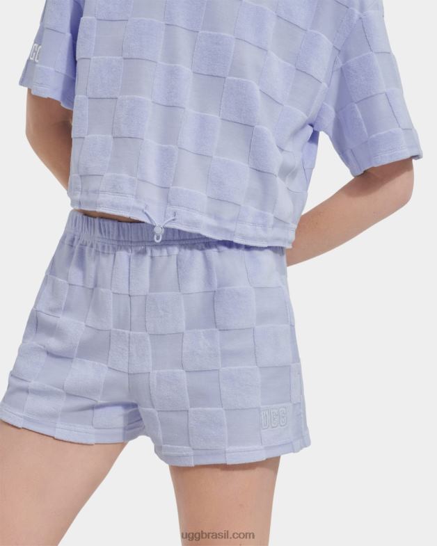 névoa do oceano 4VTTD2185 UGG mulheres cheque curto noni