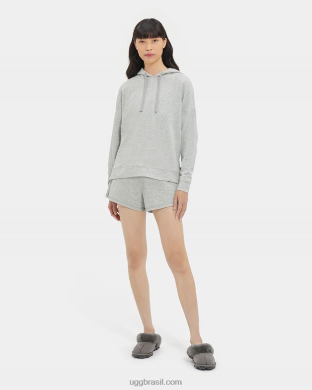 urze cinza 4VTTD994 UGG mulheres shorts micro felpudos maurice