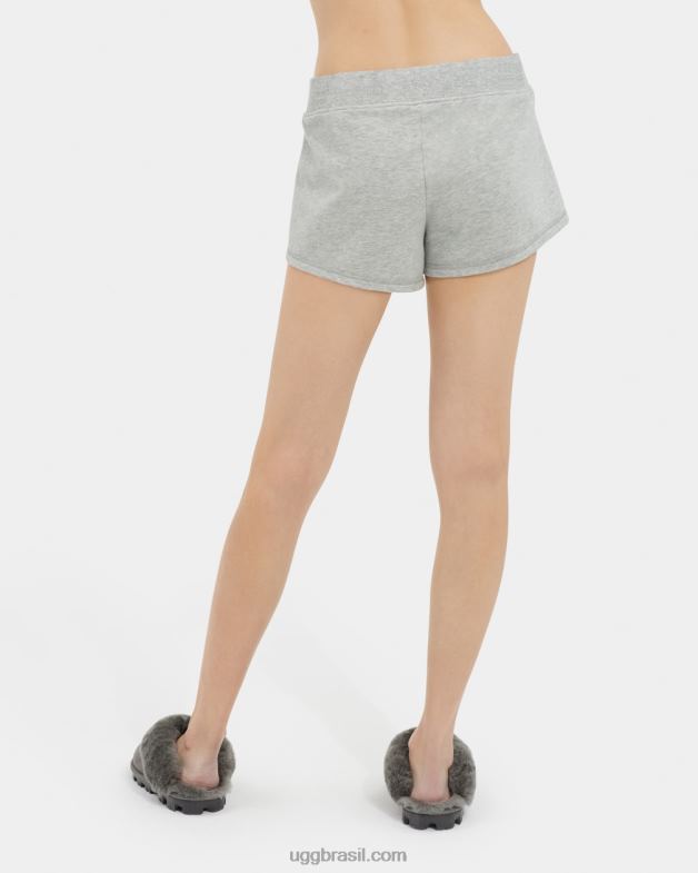 urze cinza 4VTTD994 UGG mulheres shorts micro felpudos maurice
