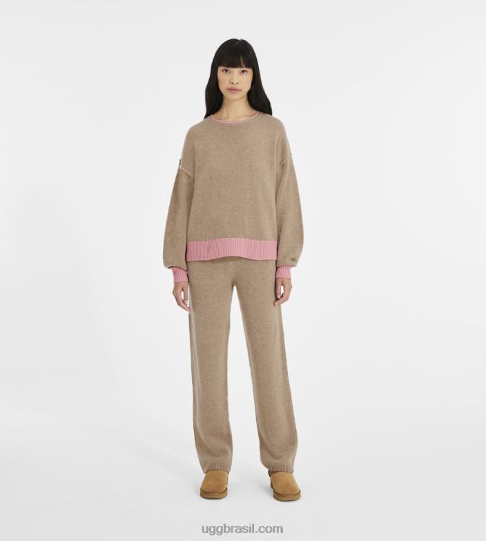 camelo ii 4VTTD1159 UGG mulheres renata suéter cashmere