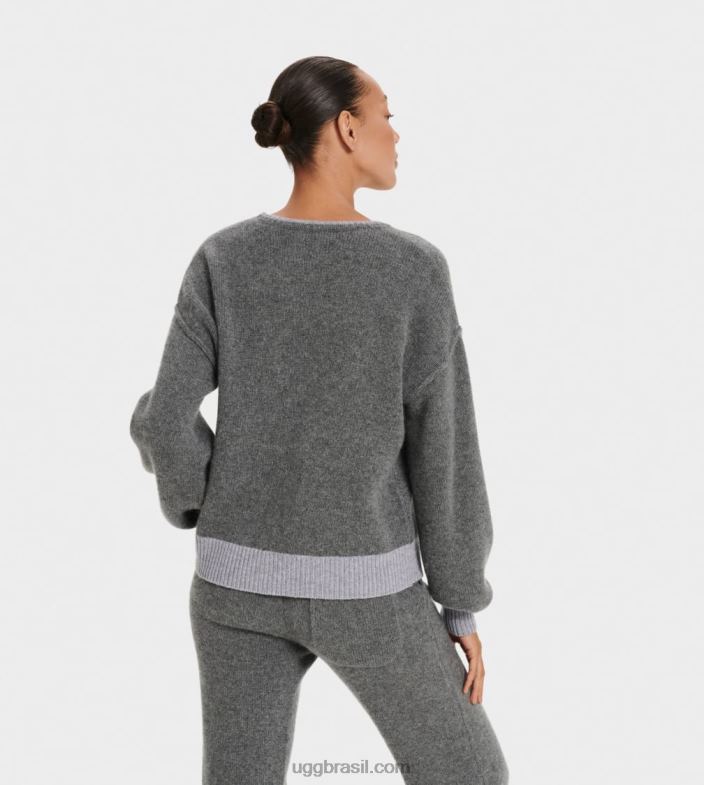 carvão 4VTTD1158 UGG mulheres renata suéter cashmere