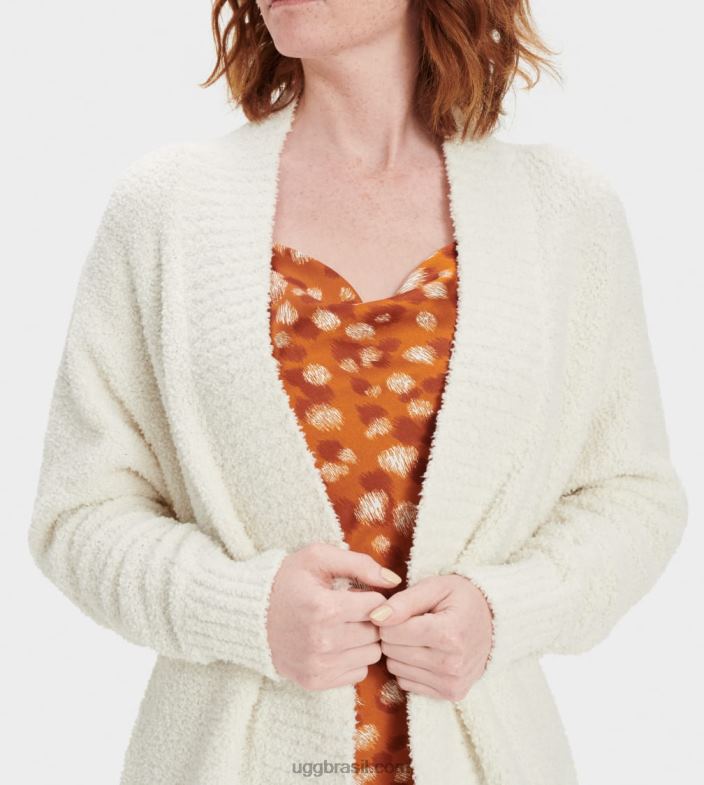 creme 4VTTD1041 UGG mulheres casaco fremont