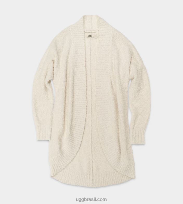 creme 4VTTD1041 UGG mulheres casaco fremont