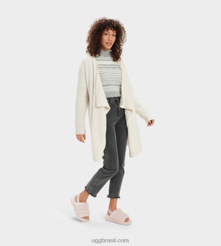 creme 4VTTD1181 UGG mulheres cardigã foebe