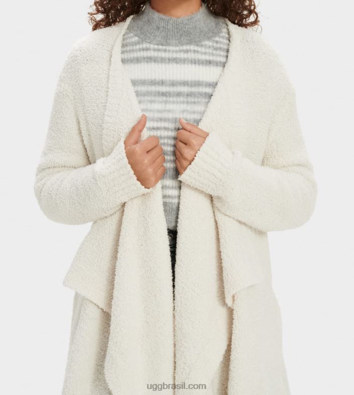 creme 4VTTD1181 UGG mulheres cardigã foebe