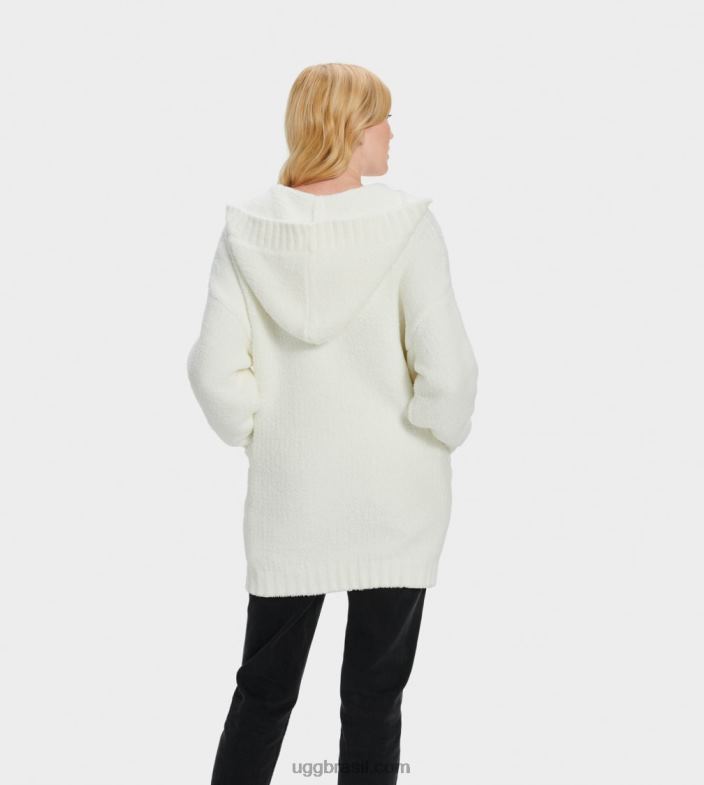 creme 4VTTD2070 UGG mulheres cardigã de viagem franca