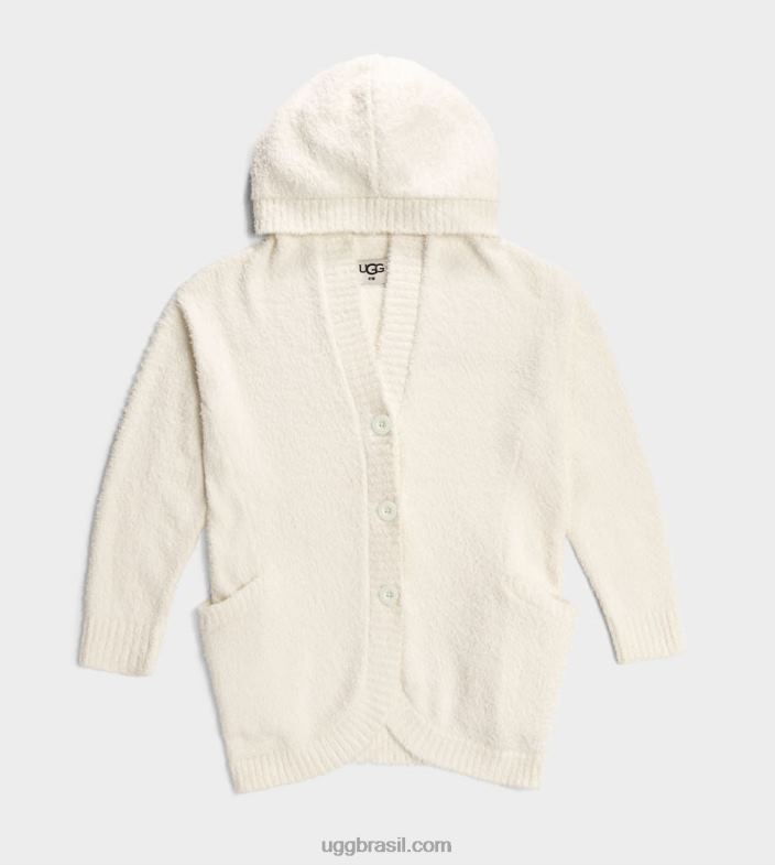 creme 4VTTD2070 UGG mulheres cardigã de viagem franca