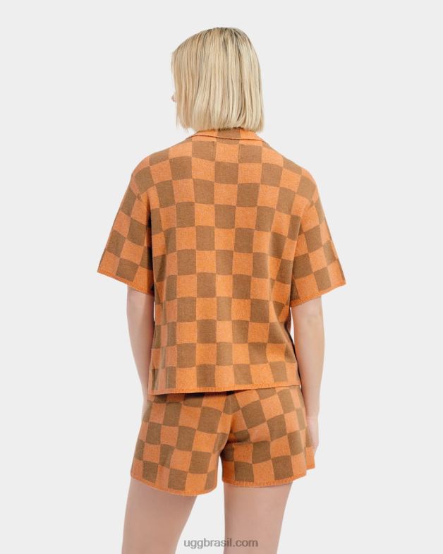 laranja/marrom 4VTTD973 UGG mulheres suéter jeans jeannie