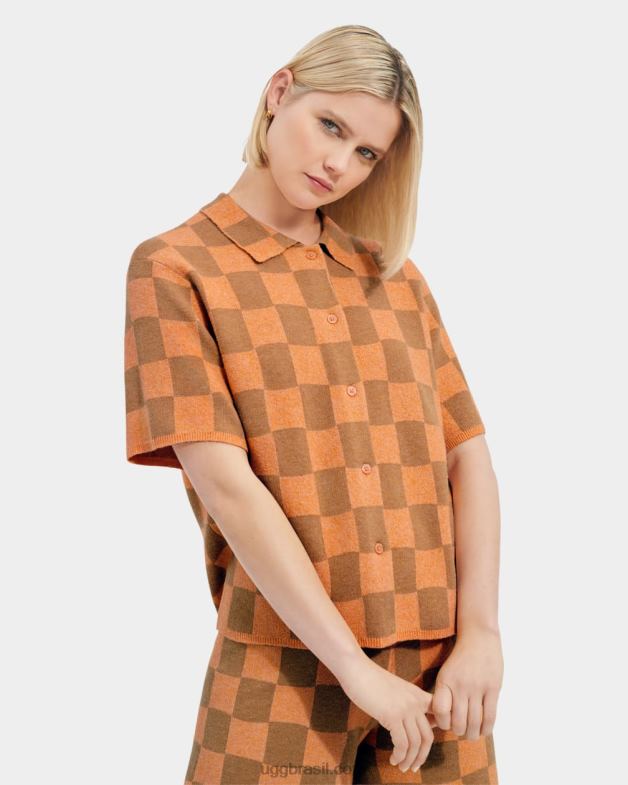 laranja/marrom 4VTTD973 UGG mulheres suéter jeans jeannie