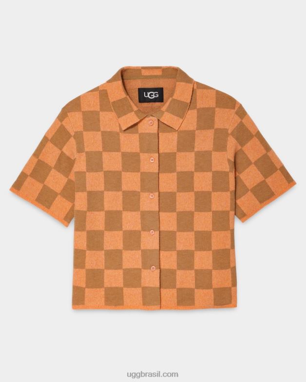 laranja/marrom 4VTTD973 UGG mulheres suéter jeans jeannie