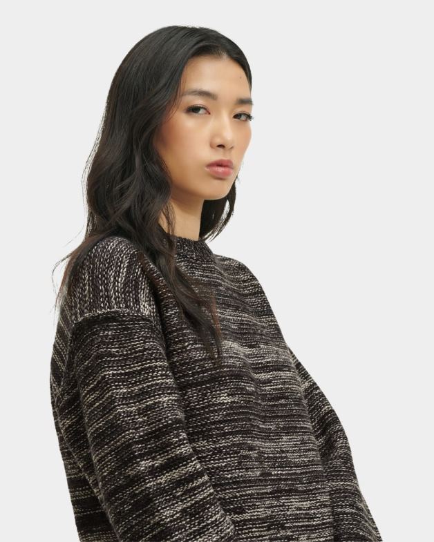 multi tinta 4VTTD1064 UGG mulheres suéter gola redonda avianna