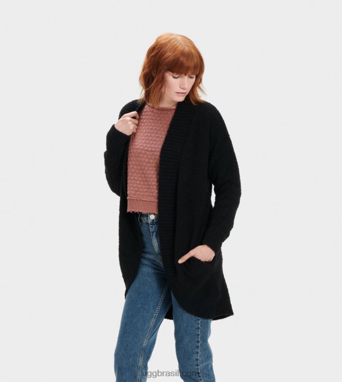 preto 4VTTD1042 UGG mulheres casaco fremont