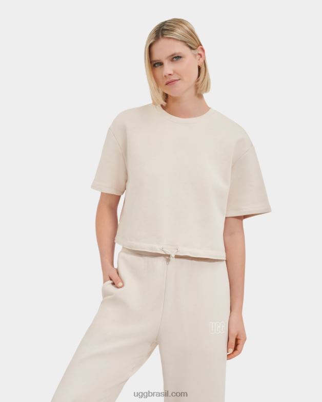 Antiguidade 4VTTD2152 UGG mulheres teagin top de manga curta