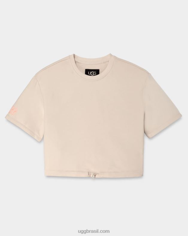 Antiguidade 4VTTD2152 UGG mulheres teagin top de manga curta