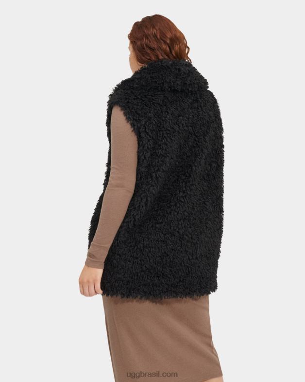 alcatrão 4VTTD85 UGG mulheres colete de pele falsa tammie