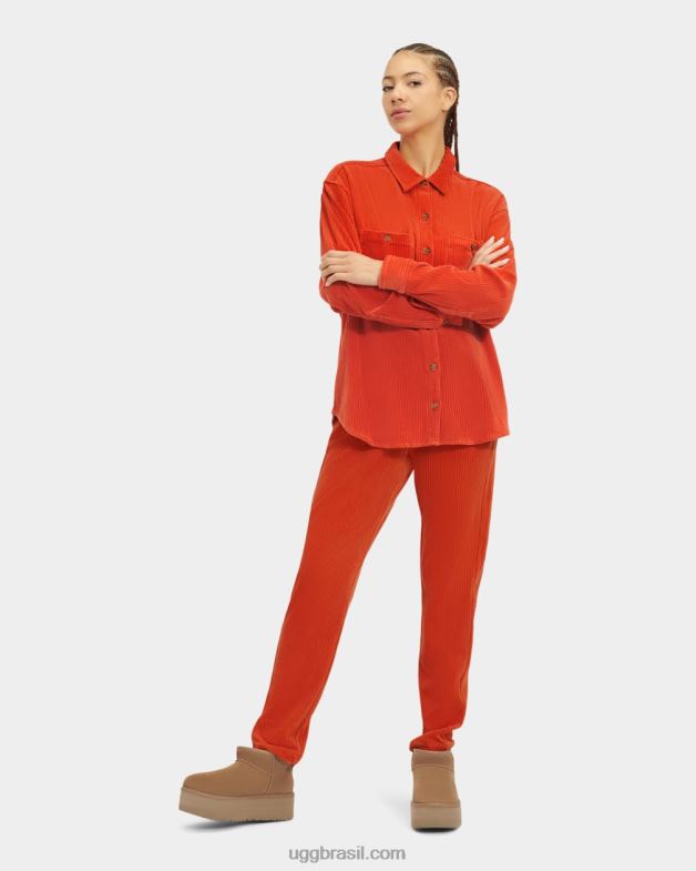 marte 4VTTD1119 UGG mulheres top de botão angélica