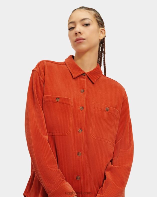 marte 4VTTD1119 UGG mulheres top de botão angélica