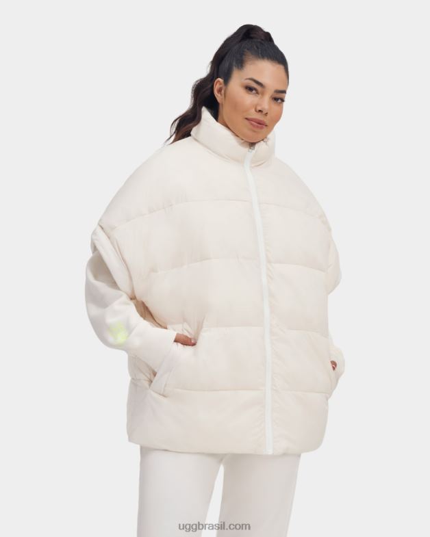 nimbo/antigo 4VTTD83 UGG mulheres colete puffer reversível sydnee
