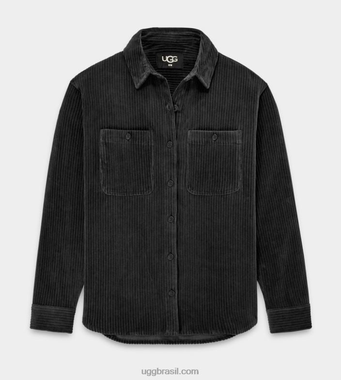 tinta 4VTTD1118 UGG mulheres top de botão angélica