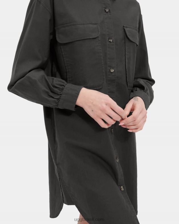 carvão 4VTTD1146 UGG mulheres vestido oversized addley