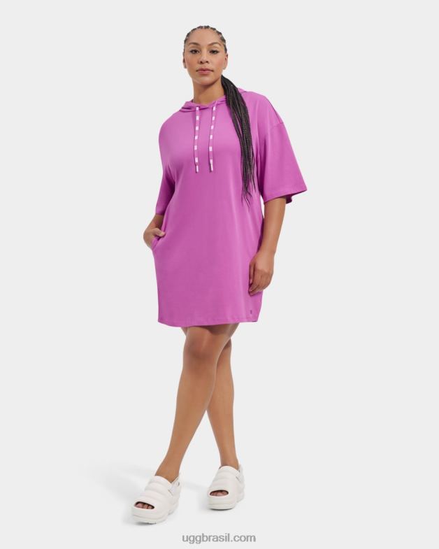 corpulento 4VTTD919 UGG mulheres vestido de camiseta com capuz kassey