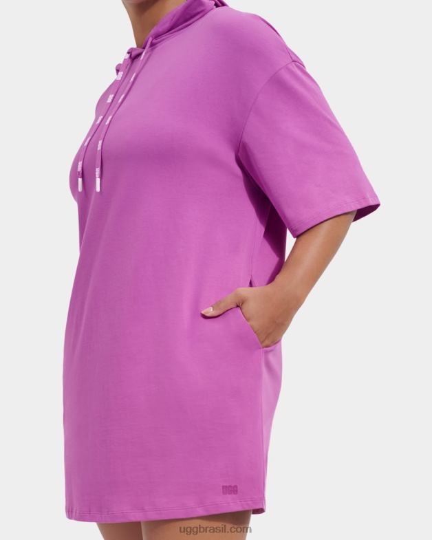 corpulento 4VTTD919 UGG mulheres vestido de camiseta com capuz kassey