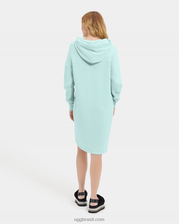 lago cristalino 4VTTD1326 UGG mulheres vestido com capuz aderyn