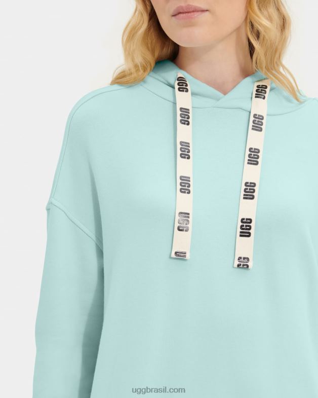 lago cristalino 4VTTD1326 UGG mulheres vestido com capuz aderyn