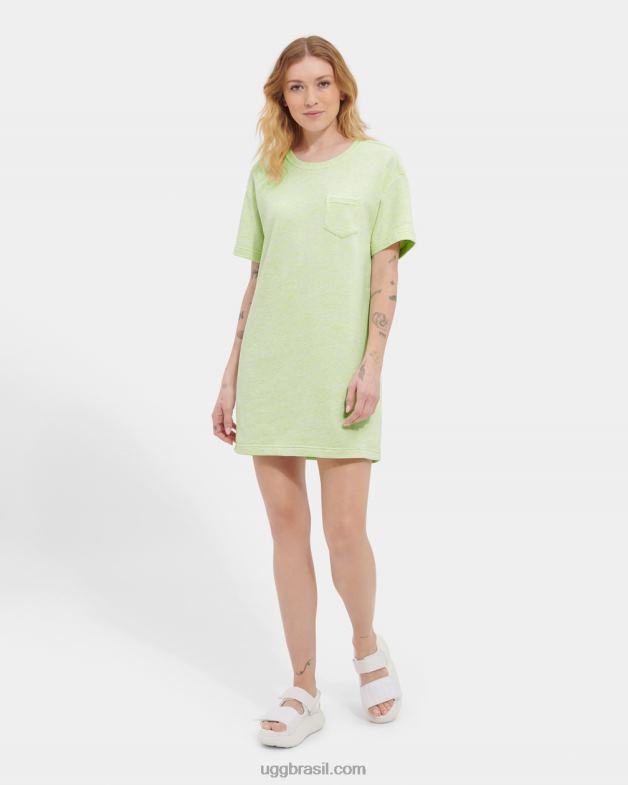 melange neon verde 4VTTD1104 UGG mulheres nadia t-shirt vestido melange