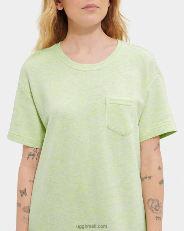 melange neon verde 4VTTD1104 UGG mulheres nadia t-shirt vestido melange