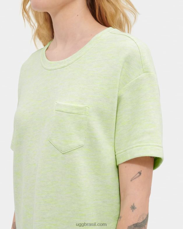 melange neon verde 4VTTD1104 UGG mulheres nadia t-shirt vestido melange