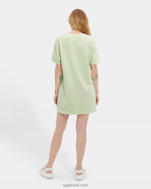 melange neon verde 4VTTD1104 UGG mulheres nadia t-shirt vestido melange