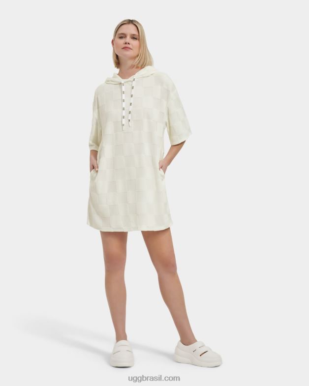 nimbo 4VTTD872 UGG mulheres cheque de vestido com capuz kassey