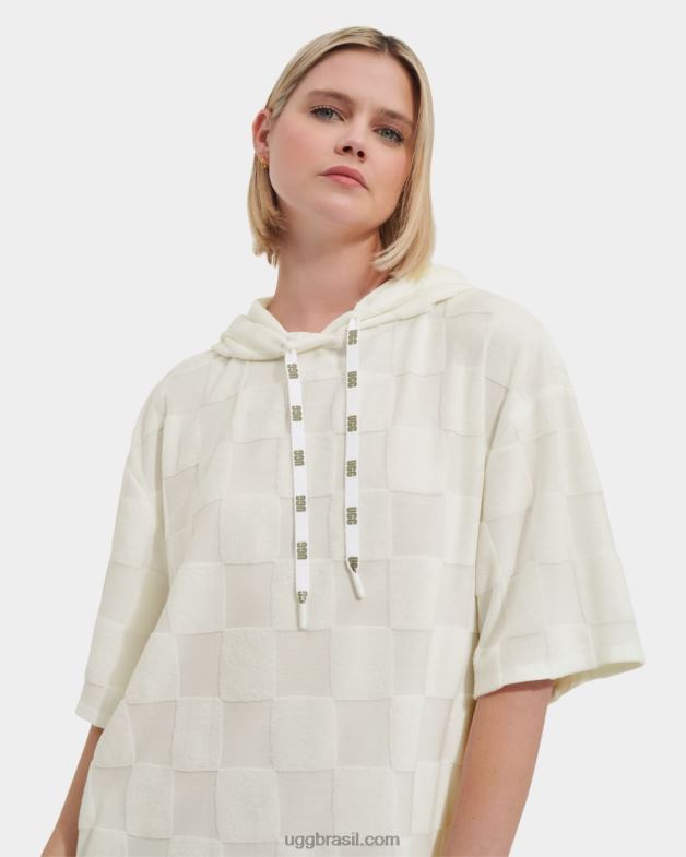 nimbo 4VTTD872 UGG mulheres cheque de vestido com capuz kassey