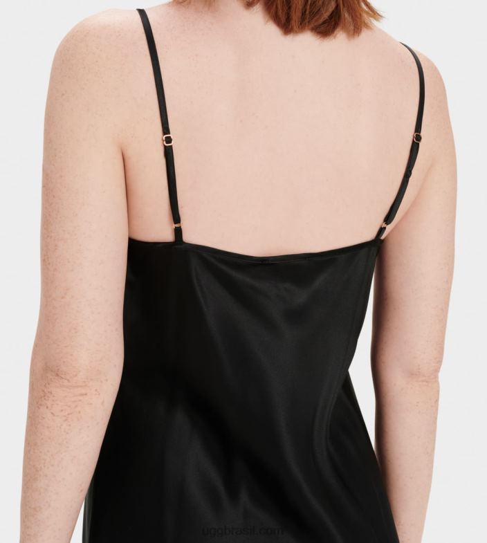preto 4VTTD1320 UGG mulheres vestido deslizante theda